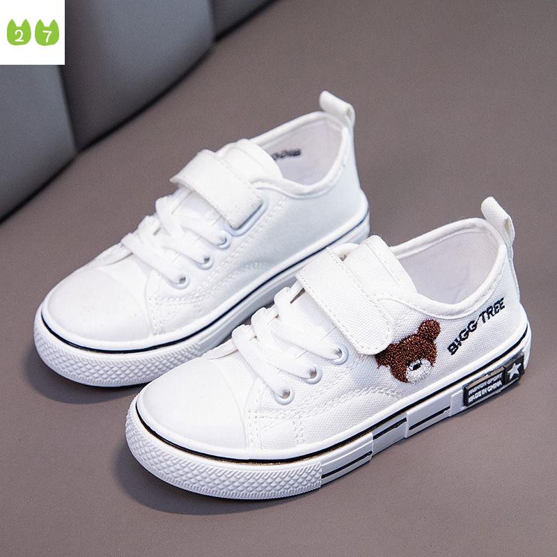 27kids New Children's Canvas Shoes Boys and Girls Cartoon Casual Shoes Fashion Children's Shoes