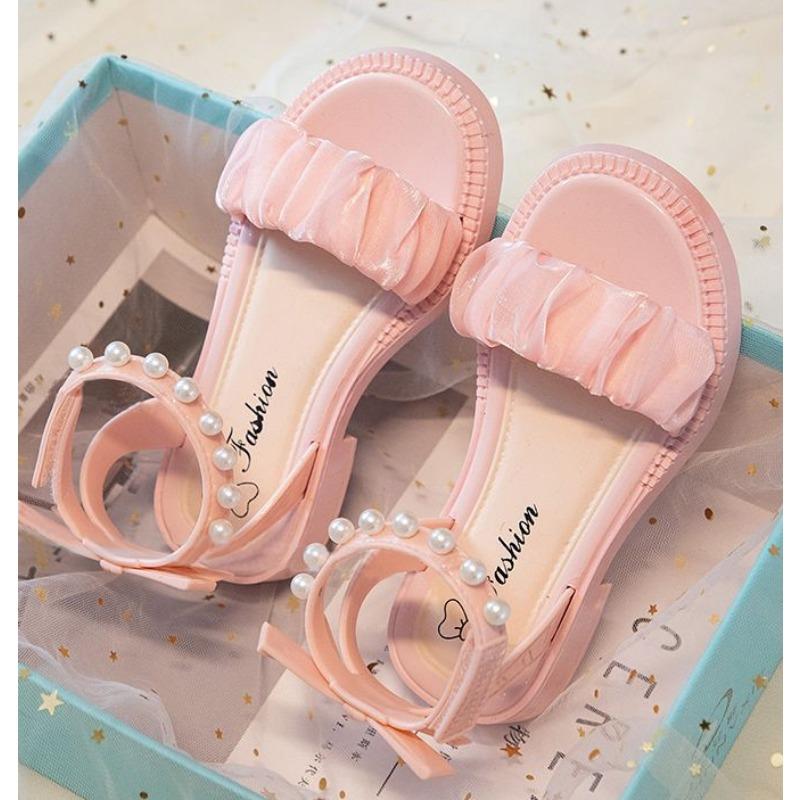 Bestnify apparel Girls Sandals Sweet Soft Children's Beach Shoes Kids Summer Sandals Princess Fashion Cute High Quality