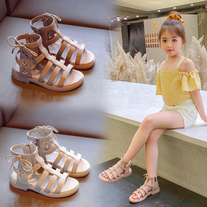 27kids Children's Roman Sandals Fashion Girls' Shoes Korean Style Girl Princess Shoes