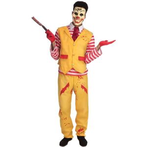 Bristol Novelty Mens Dapper Clown Halloween Costume