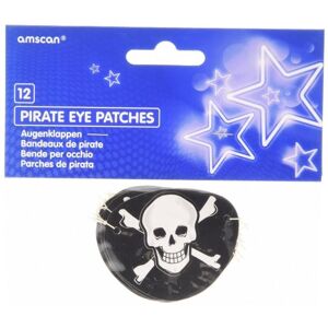 Amscan Pirate Eye Patch (Pack of 12)