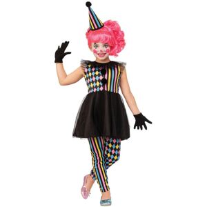 Bristol Novelty Children / Kids Quarter Sawn Clown Girl Costume