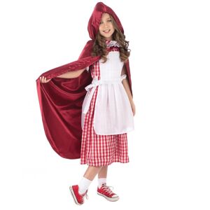 Bristol Novelty Girls Classic Red Riding Hood Costume