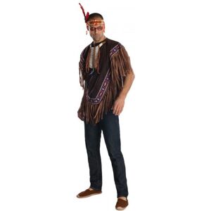 Bristol Novelty Mens Native American Costume Poncho