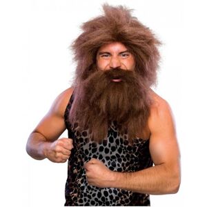 Bristol Novelty Pre-Historic Caveman Beard & Wig Set