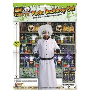 Bristol Novelty Halloween Mad Scientist Lab Back Drop (Pack Of 2)