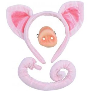 Bristol Novelty Childrens/Kids Pig Costume Accessories Set