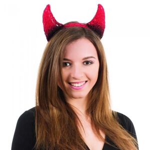 Bristol Novelty Unisex Adults Devil Horns Halloween Headband