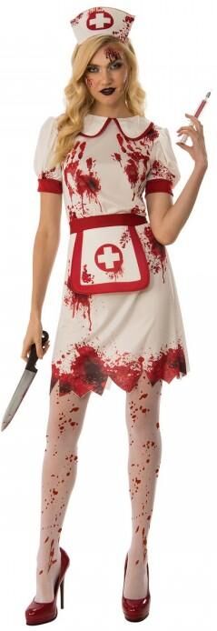 Bristol Novelty Womens/Ladies Bloody Nurse Costume