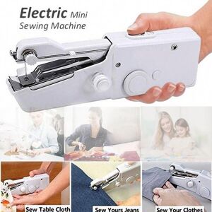 SZwatch Mini Handheld Portable Electric Sewing Machine Household Quick Stitch Sew Needlework