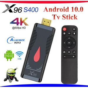 GMYEL-1 Best X96 Mini S400 4K Tv Stick Android 10.0 Allwinner H313 Quad Core 2GB 16GB Smart Tv Media Player TV Box Google Fire Dongle