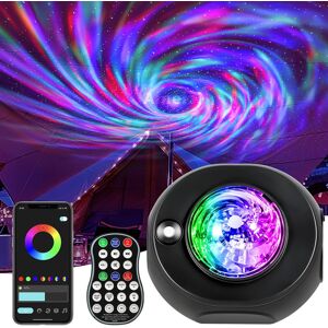 Pino Chio Starry Sky Projector LED Nebula Lamp Gaming Room Bedroom Decor Night Light with Remote Music Player