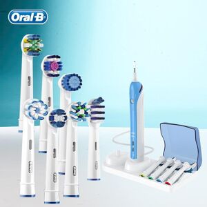 Oral-B Oral B Replacement Brush Heads 3D Teeth Polish Whitening Dental Floss Clean Precision Nozzles For Rotary Toothbrush