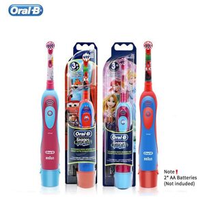Oral-B Kids Electric Toothbrush Oral Dental Clean 2 Mins Smart Timer Toothbrush Replace Brush Refill Heads For Age 3+