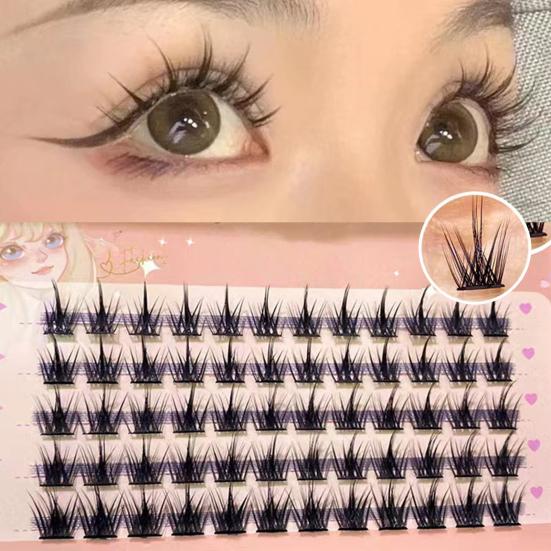 Goddess Cosmetic Bag Realistic Faux Eyelashes Trendy Chemical Fiber DIY Extension Enlarge Eyes Individual Lash Bunch