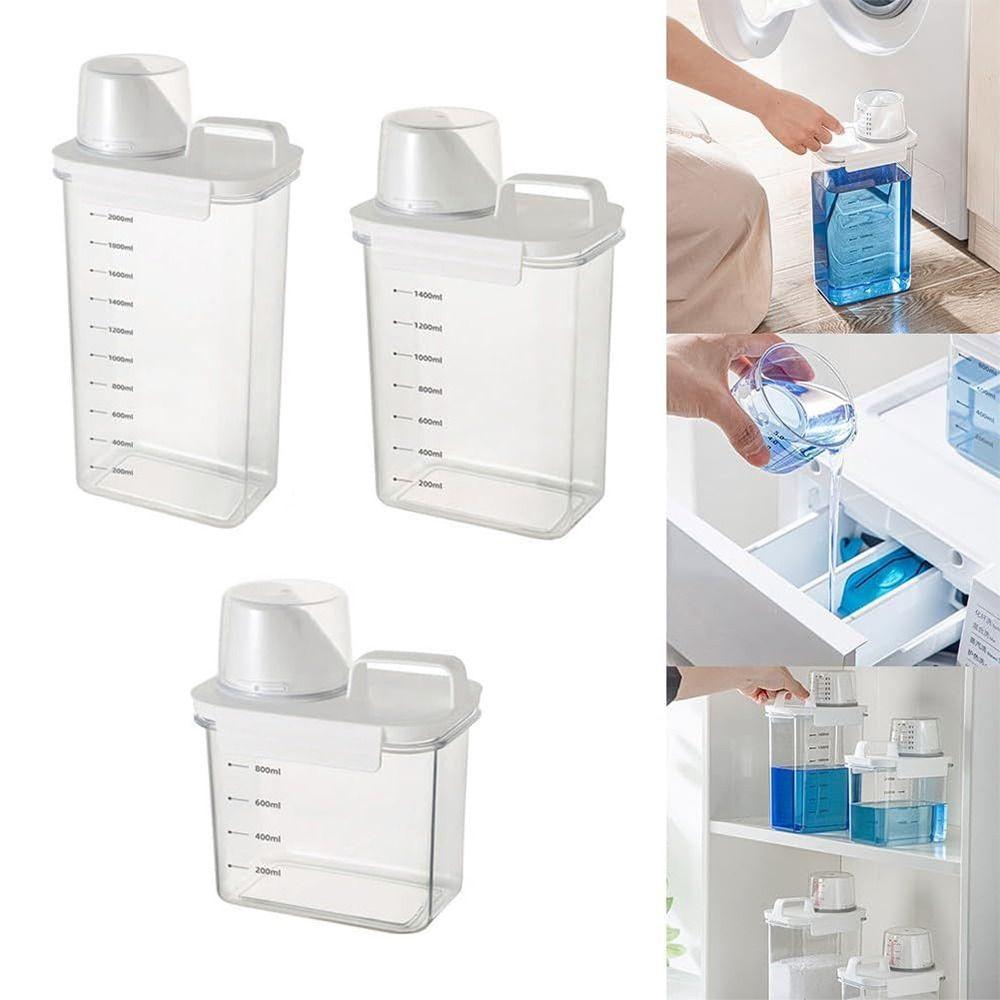 ananshun Airtight Washing Powder Dispenser Laundry Detergent Storage Box  Laundry Room Accessories