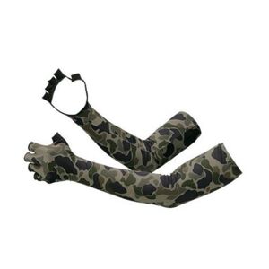 Shimano GL-047Q Arm Sleeves Hand Cover Fingerless Size XL Camou 669810