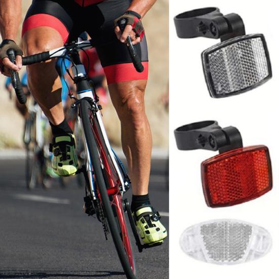 MUQZI Front & Rear Reflectors Kit Warning Cycling Safety Reflective Equipment