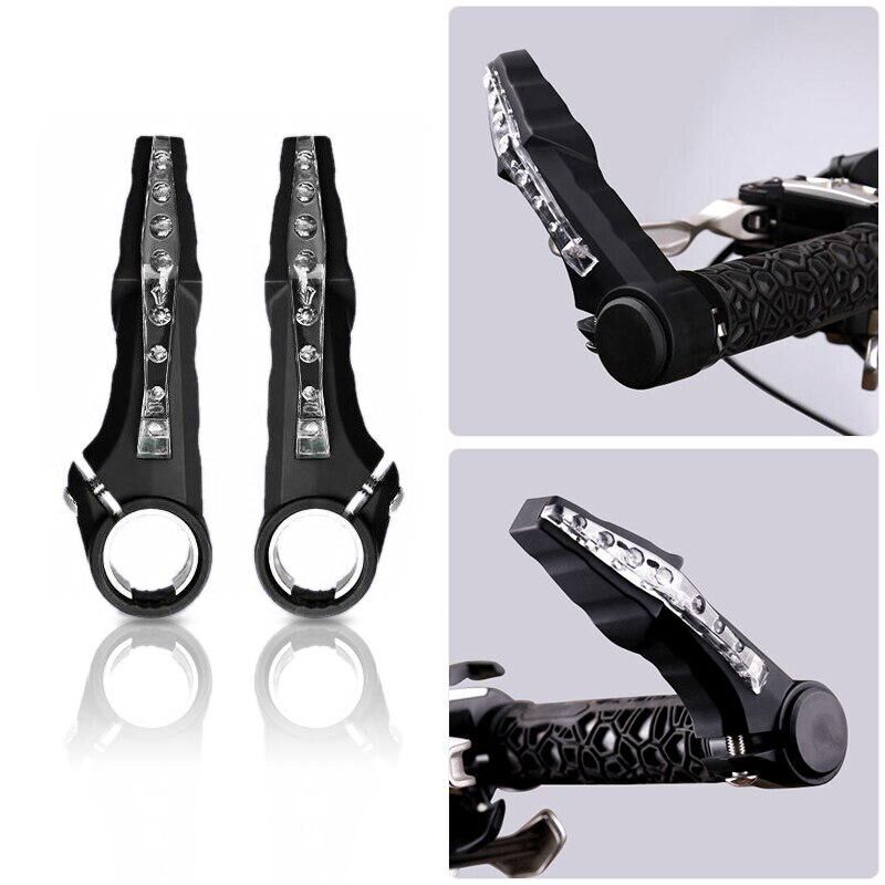 CLOUD Outdoor Sports 1 Pair Bicycle Steering Lamp Night Cycling Safety Equipment MTB Handlebar Horn with LED Turn Light