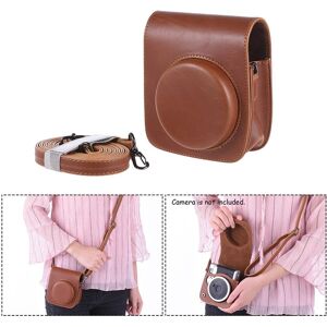 TOMTOP JMS Vintage PU Protective  Camera Case Pouch Cover Protector Bag w/ Strap for Fujifilm Instax Mini 90