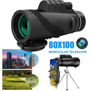 IBCCCNDC Beauty Day/Night Vision 80x100 Magnification Zoom HD Monocular Starscope Monocular Telescope