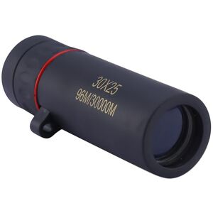 fortunateaaa Black HD 30x25 Monocular Telescope Mini Optical Military Telescope High Definition