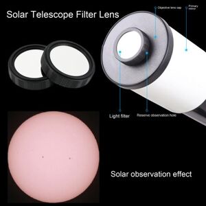 MUQZI 1/2/5 Pcs Astronomical Telescope Filter 5.0 Enhancing Photo Lens Eye Protection Eclipse Macula Observation Telescope Filter Lens