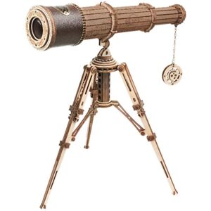 LatestBuy Toy Box Robotime Monocular Telescope Model Wooden Kit