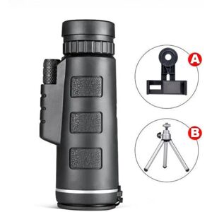 Binchi Outdoor Equipment 40X60 Military Zoom HD BAK4 Powerful Binoculars Long Range Portable Prismatic Professional Telescope Monocular for Hunting