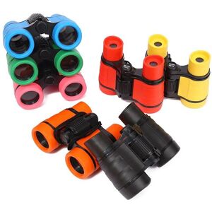 Binchi Outdoor Equipment Adjustable Binoculars 4x30 Telescope Rubber Non-slip Children's Portable Gift Children's Outdoor Educational Learning Binoculars