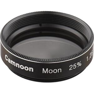 TOMTOP JMS Camnoon 1.25 Inch Moon Filter 25 Percent Transmittance Filter for Astronomical Telescope Eyepiece