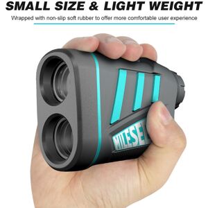 TOMTOP JMS MiLESEEY 600m Outdoor Pulse Laser Range Finder Distance Meter 6X Handheld Monocular Telescope Laser