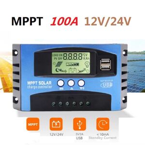 Beauty MakerS 100A Blue MPPT Solar Panel Regulator Charge Controller 12/24V