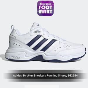 [Adidas] Adidas Strutter Sneakers Running Shoes, White Navy EG2654