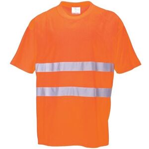 Portwest Cotton Comfort Reflective Safety T-Shirt (Pack of 2)