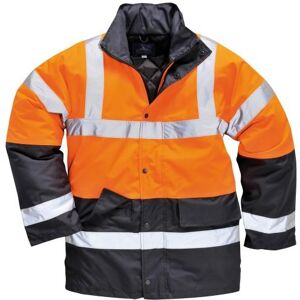 Portwest Unisex Hard-wearing Hi Vis Traffic Jacket / Safetywear / Workwear