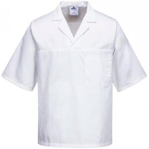 Portwest Unisex Adult Short-Sleeved BakerÂ´s Shirt