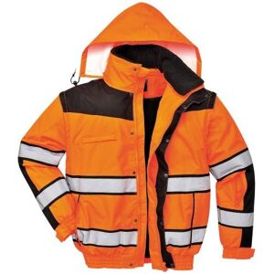 Portwest Mens High Visibility Classic All Weather Bomber Jacket