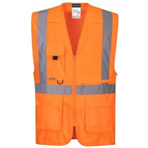 Portwest Mens Executive Pocket Hi-Vis Vest