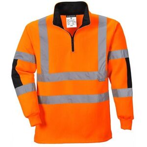 Portwest Mens Xenon Hi-Vis Safety Rugby Shirt