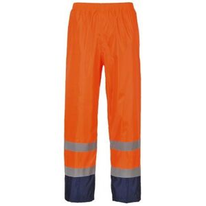 Portwest Mens Classic Contrast Hi-Vis Rain Trousers