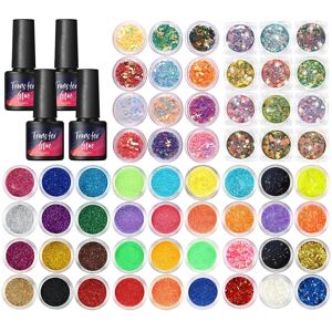 Avadar Tattoo 4pc Tattoo Transter Glue Glitter Tattoo Glue for Tattoo Body Art Decoration Crystal Glitter Powder and Rhinestone Set Body Painting Temporary Glue