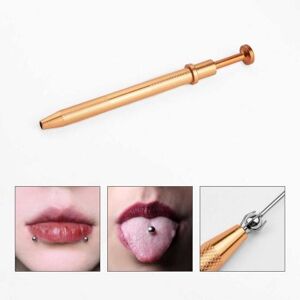 Bejewlled High Precision Safe Prongs Bead Stainless Steel Tattoo Piercing Grabbing Catcher for Professional Use