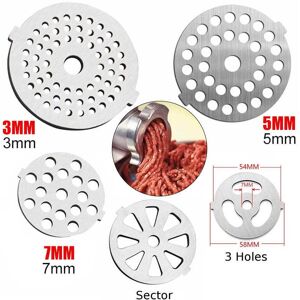 Gather in the world 1pc Meat Grinder Plate Net Cut Meat Grinder Parts Elements Replace Stainless Steel Meat Hole Plate