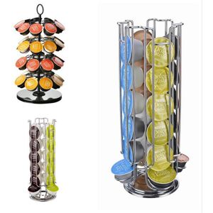 A Family Revolving Rotating Coffee Pod Capsule Holder Tower Stand Rack