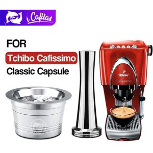 [i Cafilas][HLB12] Reusable Coffee Capsule Filter Stainless Steel Refillable Crema for Machine CAFFITALY,AID IXPRSSI,Tchibo Cafissimo,COMPACT,MINI