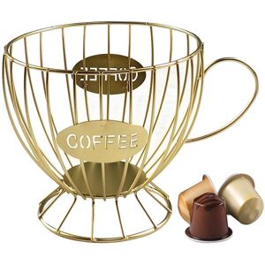 Fancy Homeware Coffee Capsule Cup Holder Hollowed Coffee Storage Basket Fruit Coffee Pod Organizer Coffee Accessories