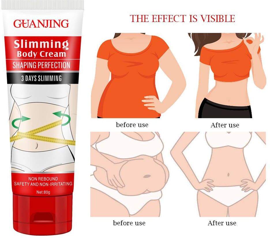 Guanjing Slimming Cream Anti Cellulite Cream Weight Loss Slim Cream Hot Cream Waist Arm Leg Fat Burning Cream Health Care Body Massage Cream