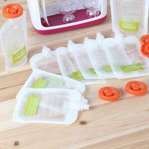 Kidsyuan 10pcs Reusable Food Pouches For Homemade Organic Puree Refillable Squeeze Storage Food Pouch