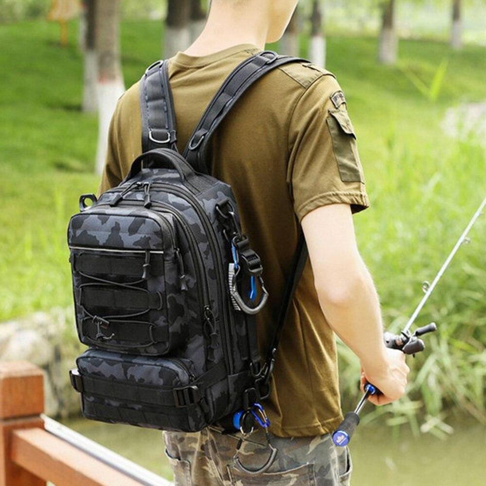 Aogry Outdoor Fishing Bags Outdoor Sport Backpack Camping Climbing Hunting Waterproof Military Tactical Shoulder Bag Men Camo Travel Bag